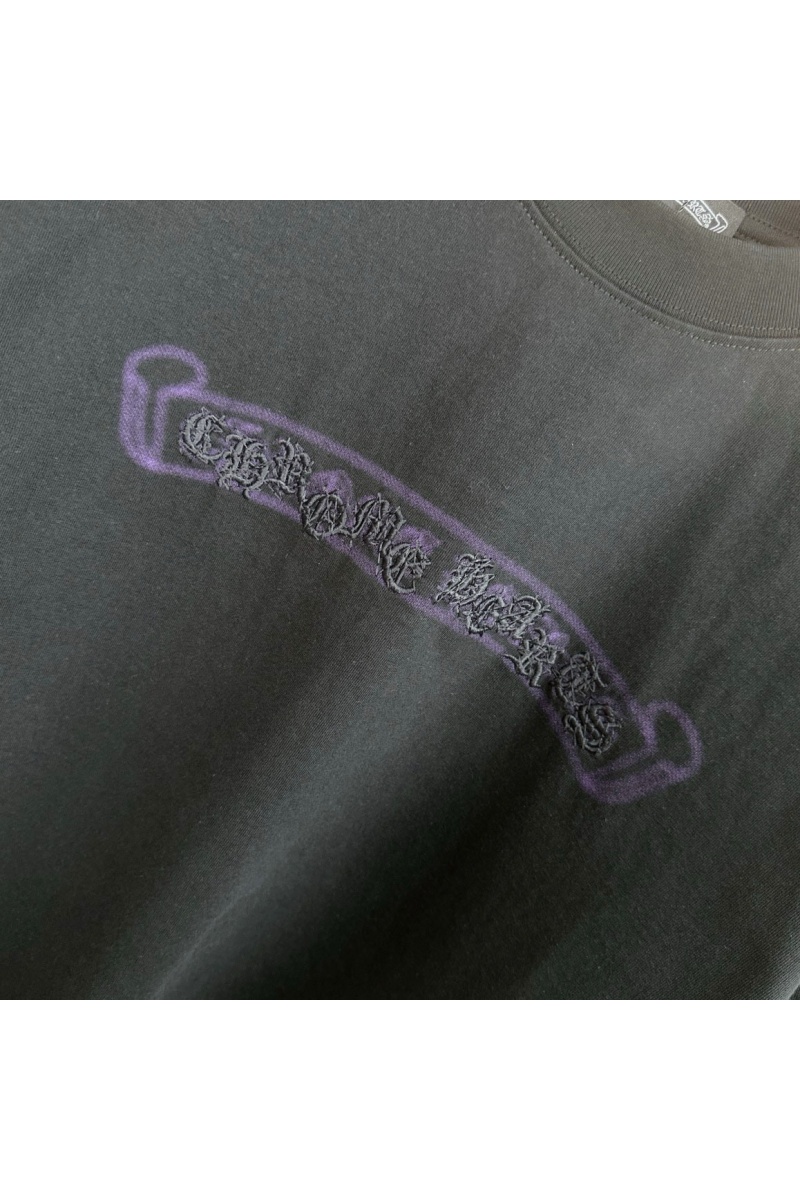 Chrome Hearts Чёрная оверсайз футболка Premium