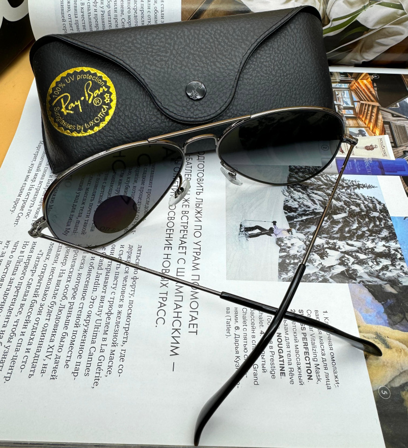 Ray Ban Солнцезащитные очки Aviator Large Metal