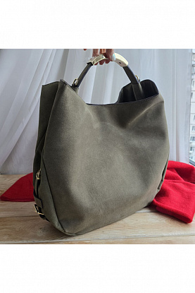 Замшевая сумка 42x31 см