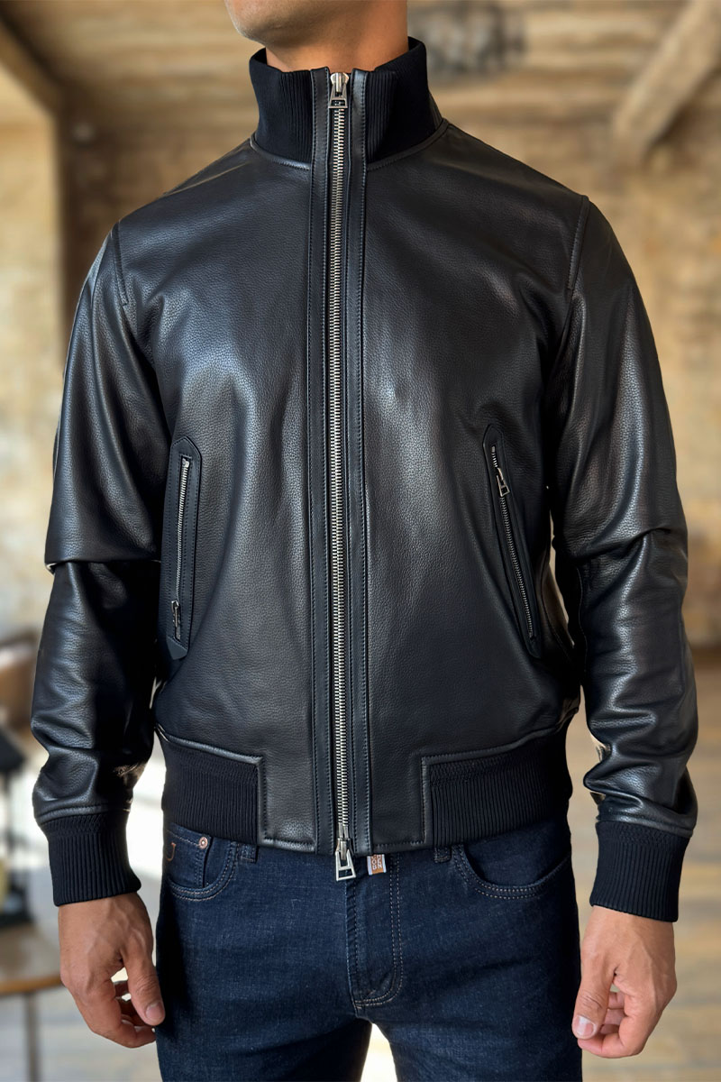 Tom Ford Мужская кожаная куртка Premium