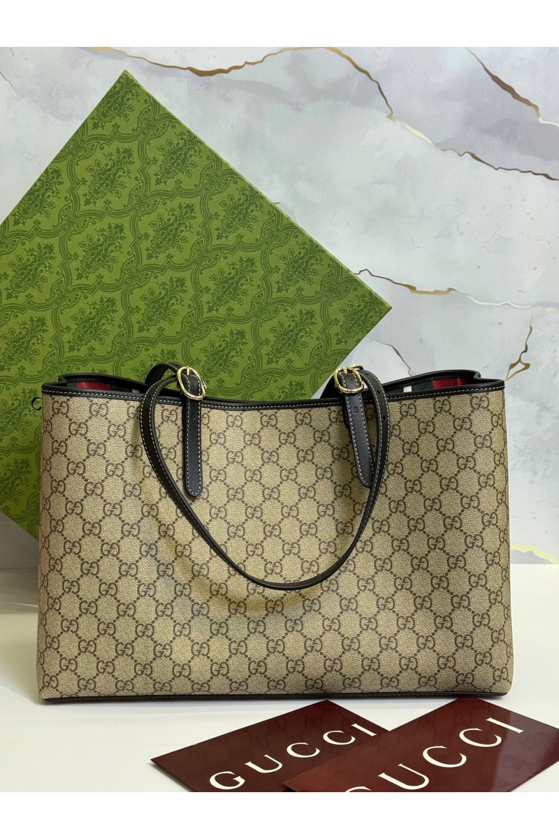 Gucci Кожаная сумка GG Emblem premium 38x25x15 см