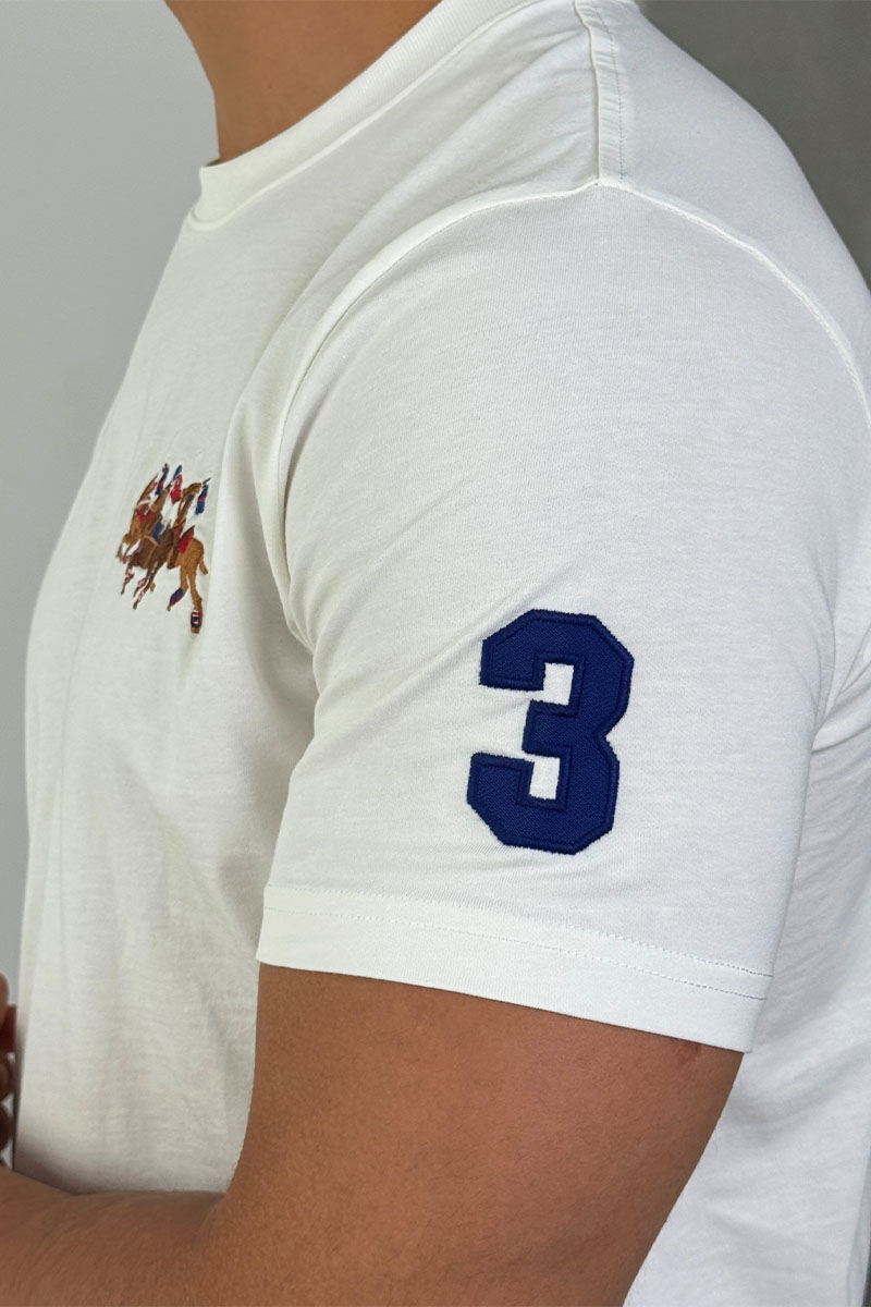 Polo Ralph Lauren Мужская белая футболка Match Club