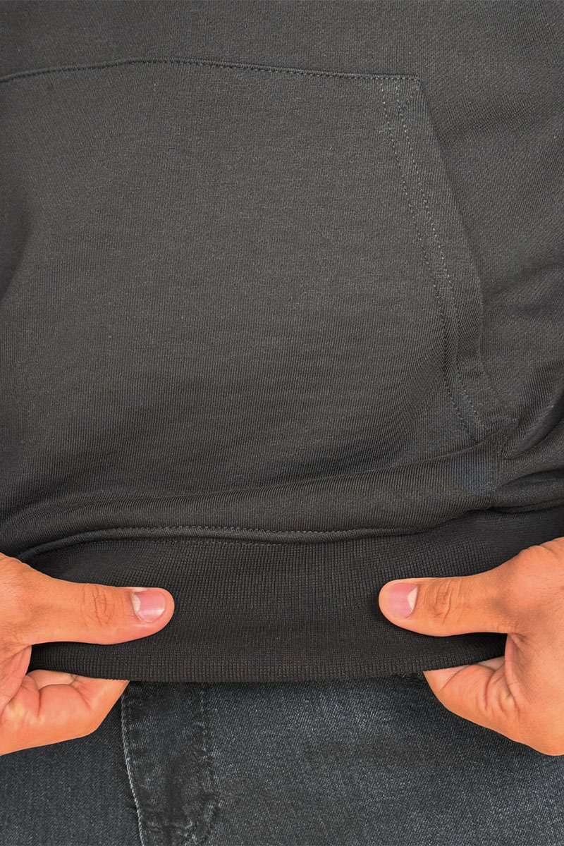 Yves Saint Laurent Чёрное худи Paris logo-print