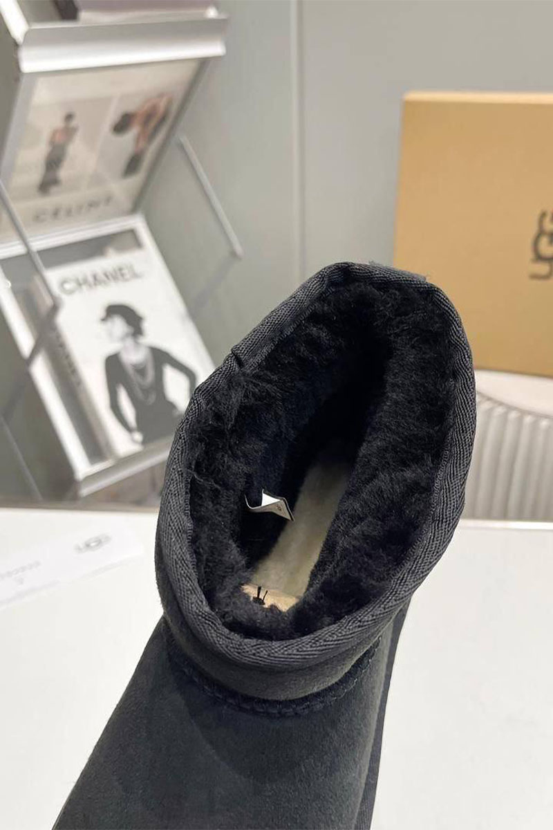 UGG Мужские чёрные ботинки Classic
