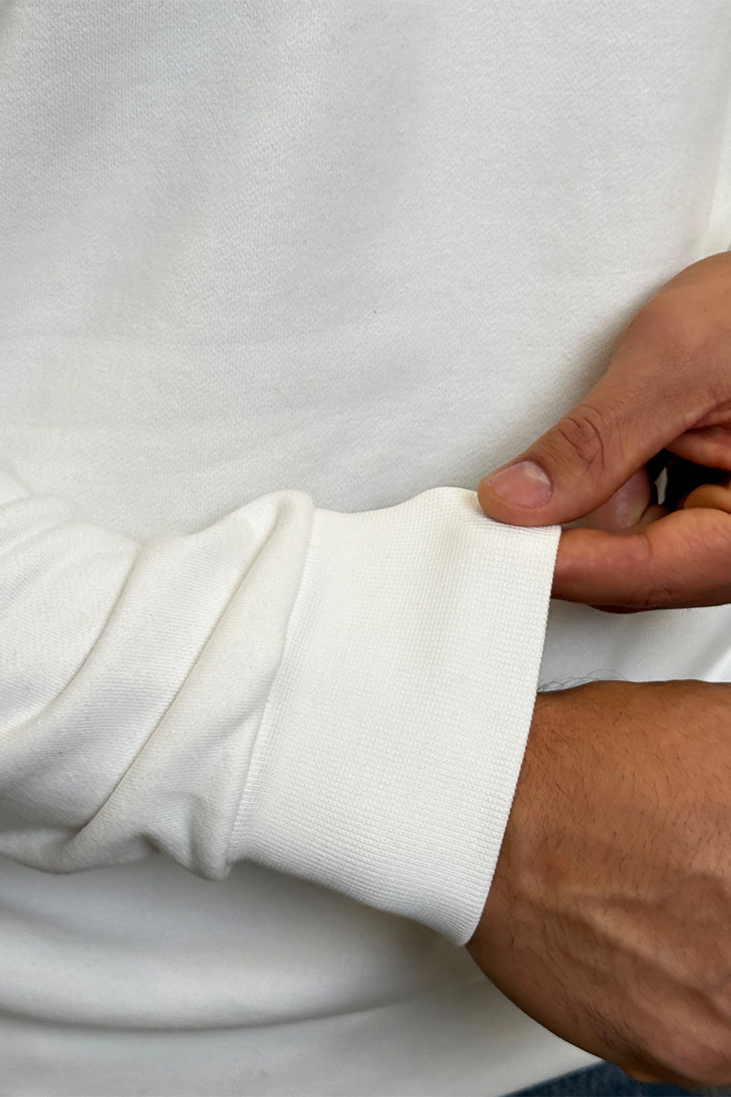 Calvin Klein Свитшот белого цвета embroidered-logo