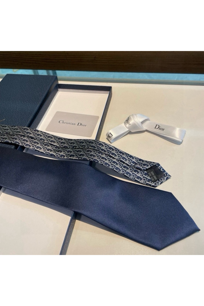 Dior Галстук Oblique premium - Navy