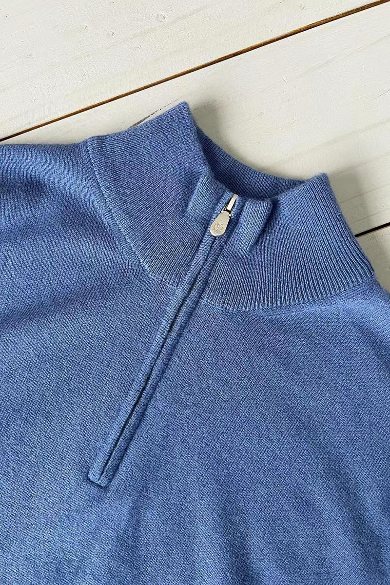 Designer Кашемировый свитер Premium - Lake Blue