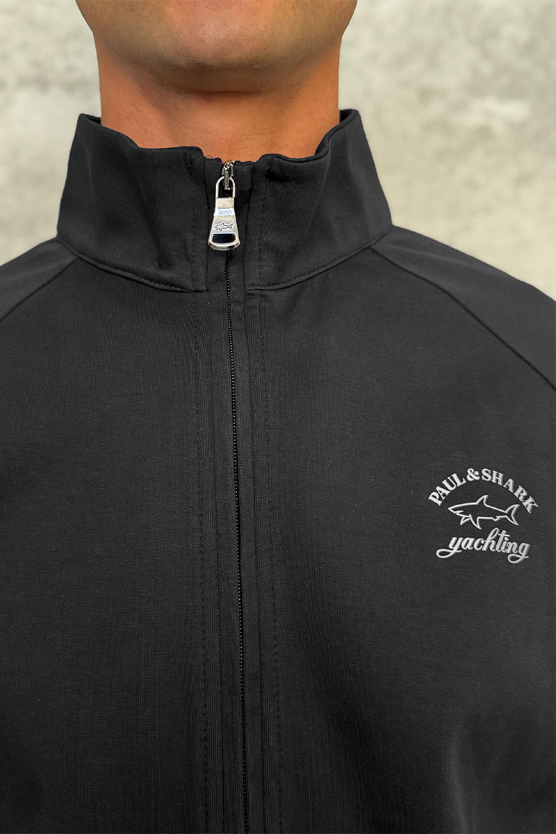 Paul & Shark Чёрная кофта на молнии 
